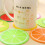 2 Pcs Round Silicone Coasters Non-Slip Heat Resistant Cup Mat 5