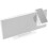 LED Projection Alarm Clock for Bedroom White Display 1