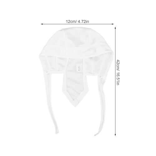 2pcs Breathable Mesh Pirate Hat Long Tail Cap for Men Cycling 2