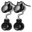 4pcs Wooden Castanets Finger Percussion Instruments 6