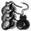 4pcs Wooden Castanets Finger Percussion Instruments 7