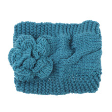 1Stk Modisches Blaues Gestricktes Stirnband Für Babys Warm Und Leicht