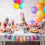 2pcs balloon column floor stand base for party decoration 8