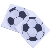 40pcs Soccer Printing Napkin Funny Napkin for Birthday Party Gathering