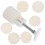 1Set Beige ABS Moon Cake Press Mold DIY Embossed Cookie Baking Tool 1