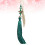 1 Pc Chinese Style Tassel Bookmark Green 9