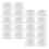 20Pcs Durable Transparent Book Covers Waterproof Plastic Book Sleeves 10