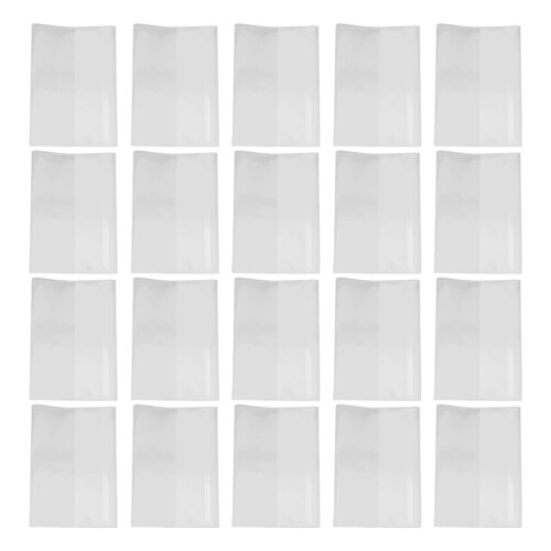 20Pcs Durable Transparent Book Covers Waterproof Plastic Book Sleeves