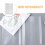 20Pcs Durable Transparent Book Covers Waterproof Plastic Book Sleeves 8