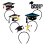 5pcs Graduation Headband Decorate Make Up Plastic 11