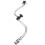 Parasol Stand Stainless Steel Foldable Rope 1