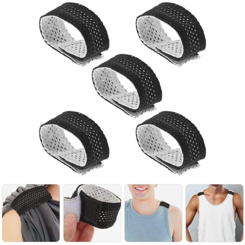 6pcs Cuff Elastic Bands Anti-Slipping Sleeve Fixing Straps 2