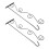 2pcs Wall-Mounted Garden Flag Rack Wear-Resistant Flagpole 8