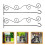 2pcs Wall-Mounted Garden Flag Rack Wear-Resistant Flagpole 7