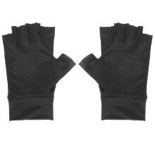 1 pair fishing gloves, ice silk breathable anti-slip for outdoor use
