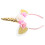 Headband with Ribbon Flower and Glitter 10