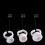 100 Pcs Silicone Tattoo Rings Pigment Container 3