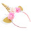 Headband with Ribbon Flower and Glitter 11