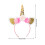 Headband with Ribbon Flower and Glitter 2