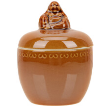 Creative Ceramic Stew Pot With Lid For Safe Food Storage