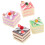 4 pcs artificial fruit cake models for bakery dessert table decoration 6