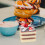 4 pcs artificial fruit cake models for bakery dessert table decoration 9