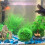 1pc artificial mountain decor for fish tank, dark brown 10