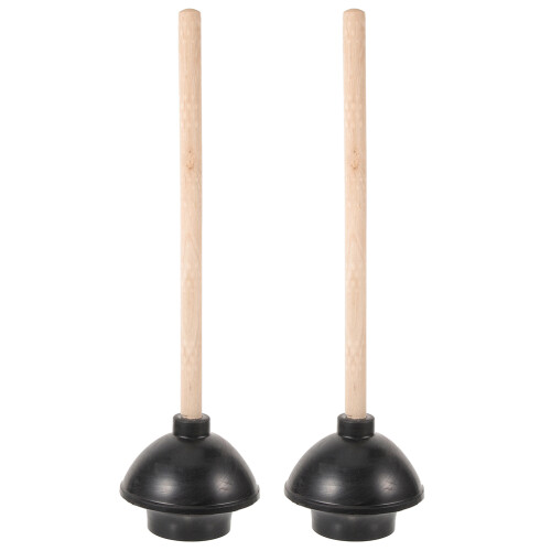 2pcs Reusable Toilet Plunger for Bathroom Dormitory