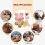 100 Pcs Truffle Wrappers Chocolate Cupcake Liners Party Supply 7