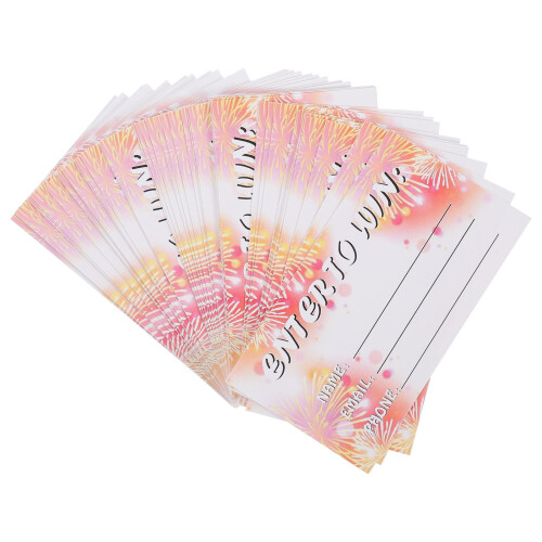 Blank Raffle Ticket Sheets Event Voting Cards 2