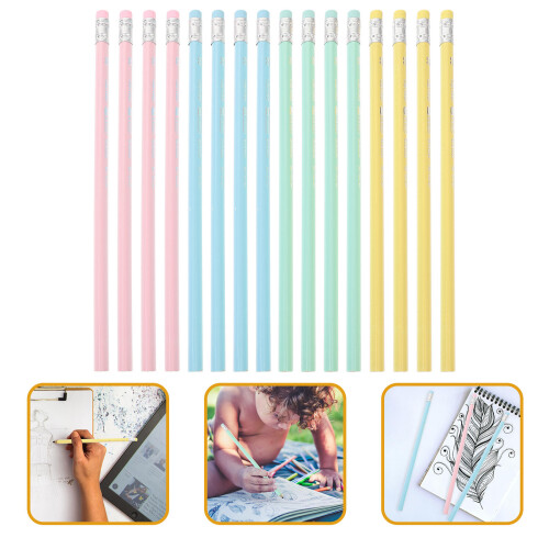 1 Set Erasable Pencils Portable Easy Sharpening for Students Painting 2