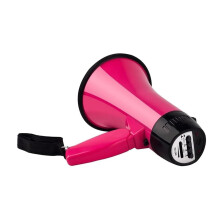 Megaphone Handheld Speaker With Siren, Bullhorn, Recording Function, Loud Hailer, Loudspeaker