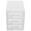 2Pcs White Plastic Desktop Storage Box Multi-Layer Sundries Organizer 9
