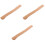 3pcs Long Wood Handle Replacement with Stainless Steel Wedge 5