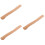 3pcs Long Wood Handle Replacement with Stainless Steel Wedge 9