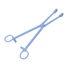 1Pc ABS Pet Cleaning Grabber Sky-Blue Lizard Stool Clamp Convenient