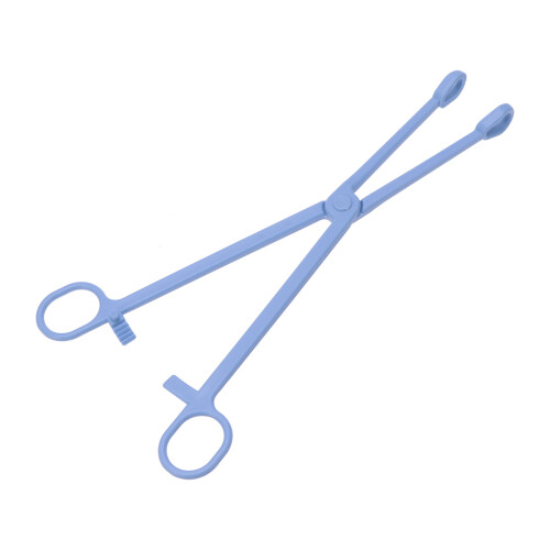 1Pc ABS Pet Cleaning Grabber Sky-Blue Lizard Stool Clamp Convenient