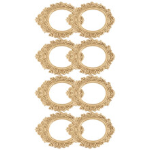 24Pcs Gold Mini Picture Frames Decorative Vintage Photo Props
