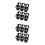 4 Pcs Plastic Succulents Planter Pots Cactus Tray 6