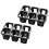 4 Pcs Plastic Succulents Planter Pots Cactus Tray 3