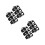 4 Pcs Plastic Succulents Planter Pots Cactus Tray 5