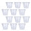 12pcs silicone perforated drinking cup markers assorted colors 3