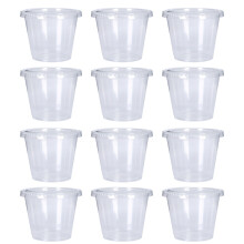12pcs silicone perforated drinking cup markers assorted colors