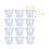 12pcs silicone perforated drinking cup markers assorted colors 7