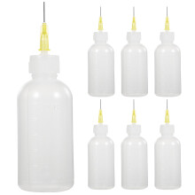 6pcs precision needle tip applicator squeeze bottles for liquid glue