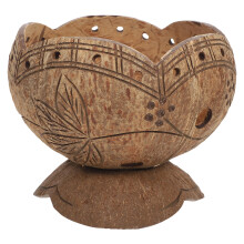 Hanging Coconut Planter With Drainage For Indoor Outdoor Plants