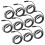 10pcs 2m 3-Pin DMX Cable for LED Par Moving Head Light 7