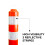Reflective Traffic Post 70 Cm Orange Channelizer Post With Screw And Anchor Unbreakable Spring Post Attachable Socket 5