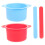2 forros silicone antiaderentes para aquecedor de cera com 5