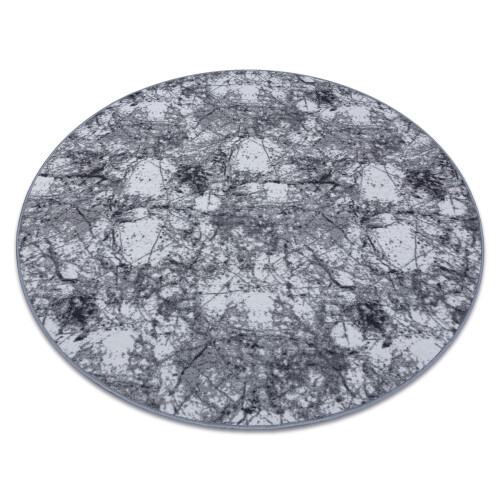 Carpet CONCRETE circle grey circle 100 cm